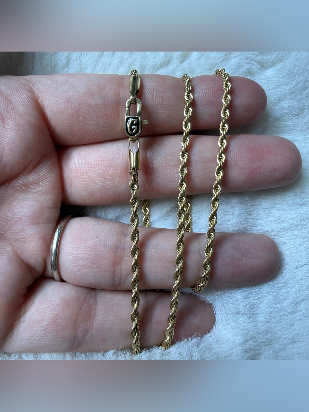 GLD's Rope Chain in Yellow Gold - 2mm